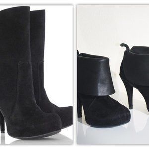 Pedro Garcia Two Way Suede & Leather Boots 38.5